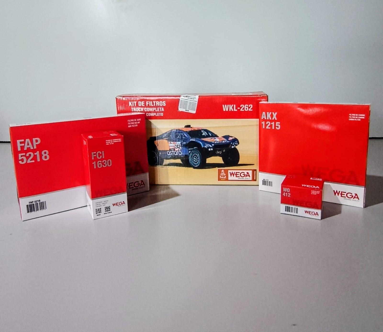 Kit de filtros WEGA linha pesada